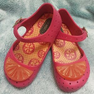 Mini Melissa 👟 Magenta Pink Sandals Size 7